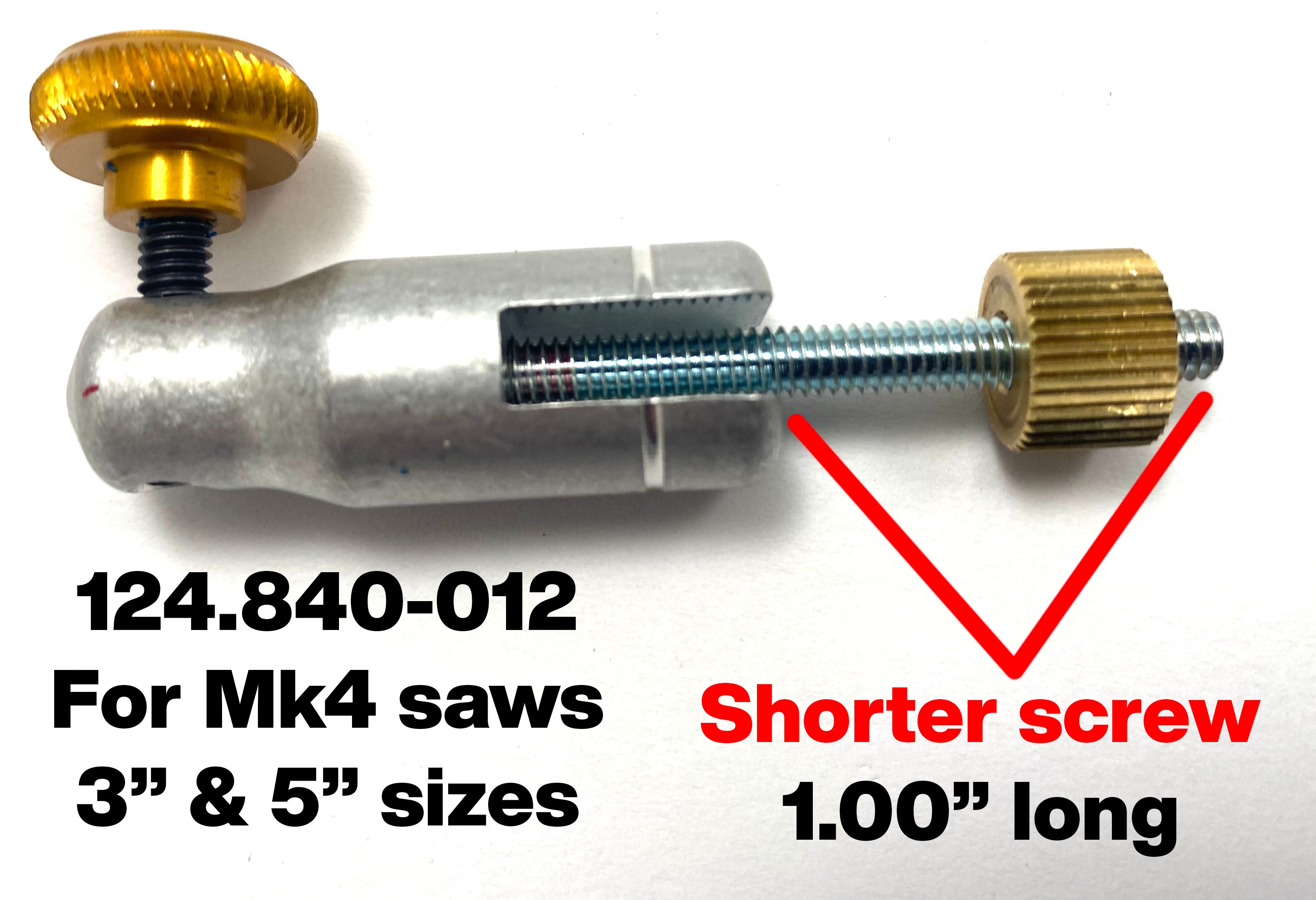Replacement solid clamps for Mk.IV saws