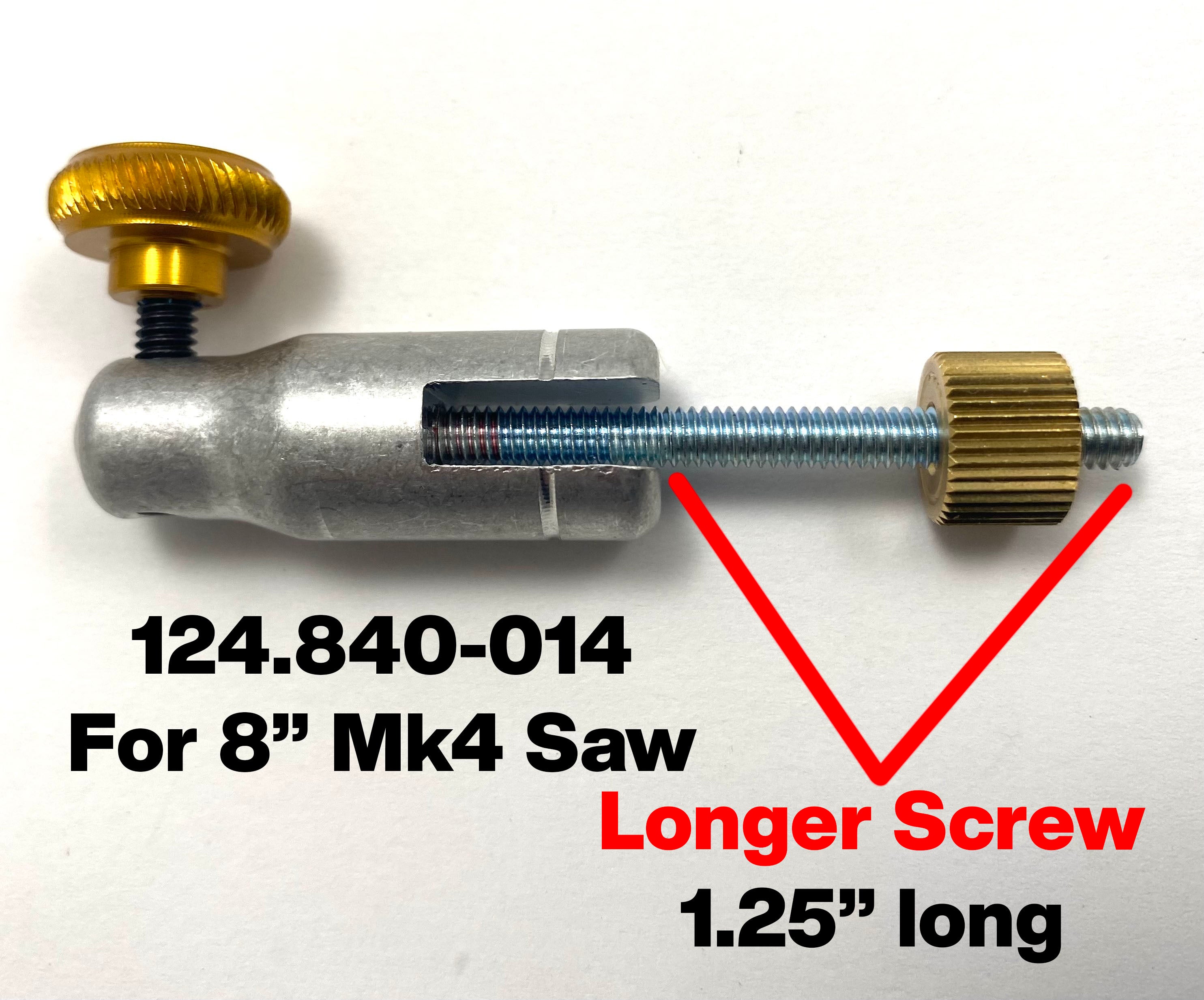 Replacement solid clamps for Mk.IV saws