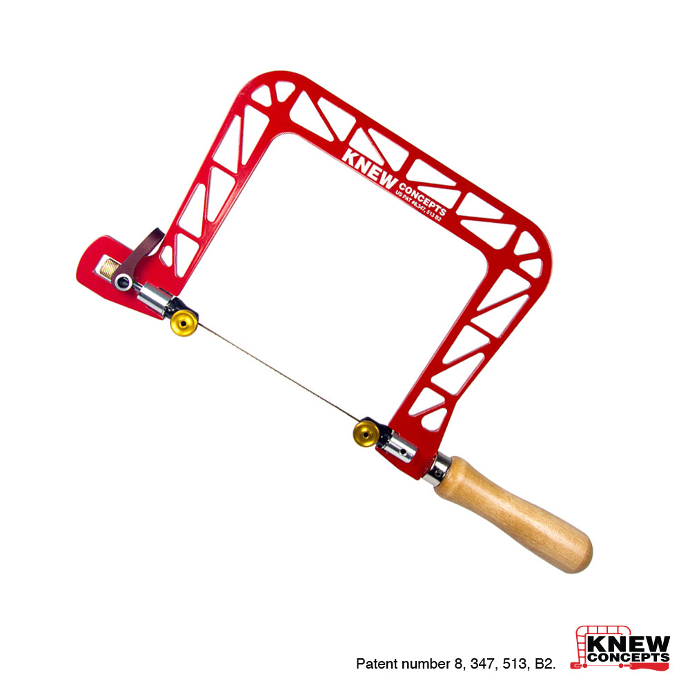 5" Mk.IV Heavy Duty Fret Saw with Lever Tension and Swivel Blade Clamps