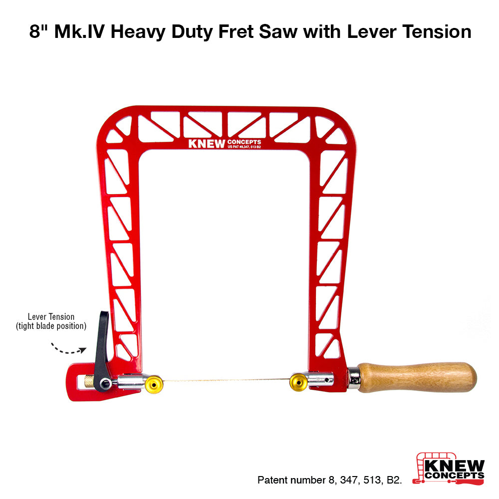 8" Mk.IV Heavy Duty Fret Saw with Lever Tension