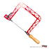 6½" Coping Saw with Lever Tension and 360° Rotation Indexing Blade-Hooks