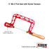 3" Mk.V Saw with Screw Tensioning